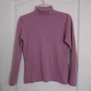 100% cashmere mock turtleneck sweater